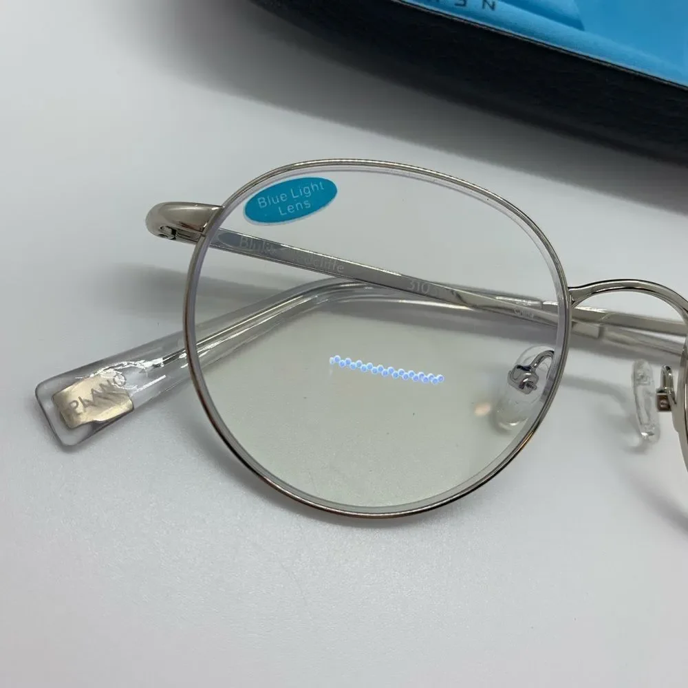 NWT SCOJO Blulite Glasses - Radcliffe - Silver